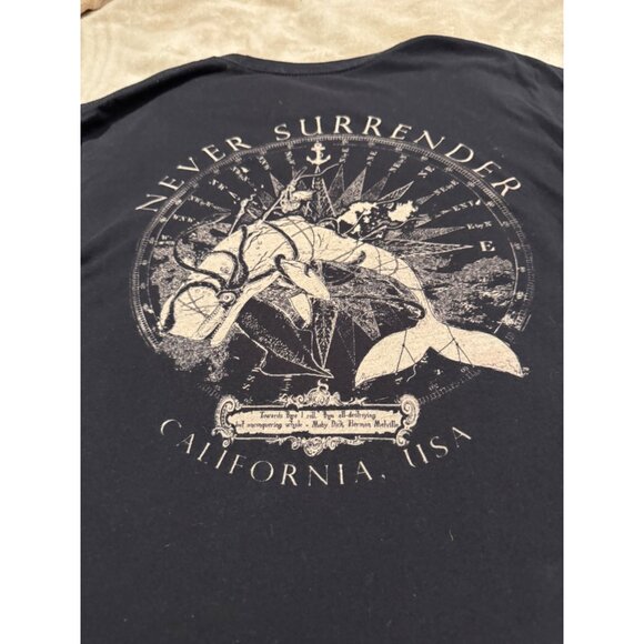 CALIFORNIA CUT APPAREL Moby Dick Tshirt size Large - Picture 2 of 10